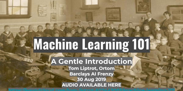 featured image thumbnail for post Machine Learning 101 Talk